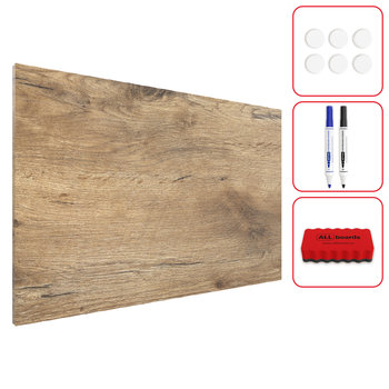 Tablica magnetyczna DREWNO 2 magnesy turystyczne - Allboards