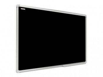 Tablica magnetyczna kredowa, czarna, 150x100 cm - Allboards