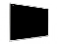 Tablica magnetyczna kredowa, czarna, 200x100 cm