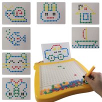 TABLICA MAGNETYCZNA mozaika MAGPAD Montessori XXL SZABLONY MIŚ