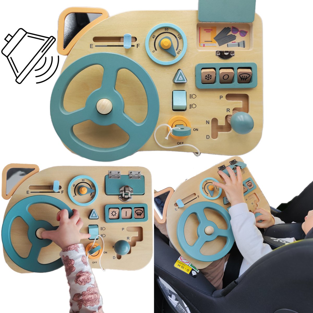 Volante Interactivo Peppa Pig Mini Driver - Juguete De Simulación Con Luces Y Sonidos, Para Niños Desde 12 Meses