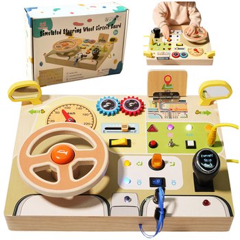 Tablica Manipulacyjna Drewniana Panel Sensoryczny Kontroler Led Kierownica