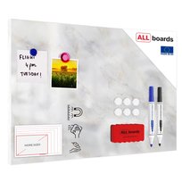 Tablica na magnesy METALboards, marmur 60x40 cm