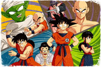 Tablica Ozdobna Blacha 20x30 cm Dragon Ball Son Goku Film Retro Vintage Dragon Ball