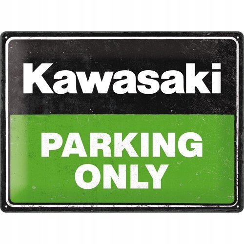 Tablica Szyld Kawasaki Parking Only Metalowy X Inna Marka Motoryzacja Empik