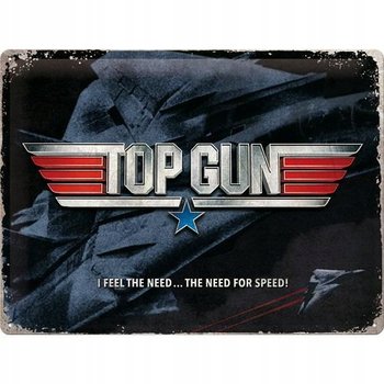 Tablica szyld TOP GUN film plakat blacha 30x40 - Nostalgic-Art Merchandising Gmb