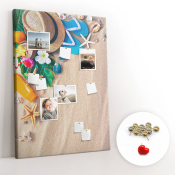 Tablica XXL - 100x140 cm Korkowy Organizer + Pinezki - Egzotyczna plaża - Inna marka