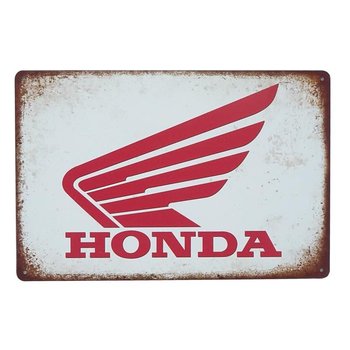 Tabliczka dekoracyjna metalowa HONDA LOGO 2 - RustykalneUchwyty