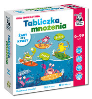 Tabliczka mnożenia Żaby czy kraby Gra edukacyjna. Kapitan Nauka