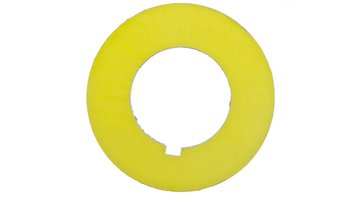 Tabliczka opisowa żółta okrągła fi42 bez nadruku ST22-4509P01 - SPAMEL