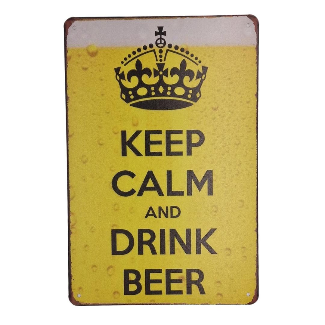 Tabliczka Ozdobna Blacha Vintage Keep Calm Beer Inna Marka Sklep Empikcom 4818
