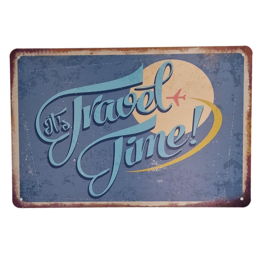 Tabliczka Ozdobna Blacha Vintage Retro Travel Time Inna Marka Sklep Empikcom 6586
