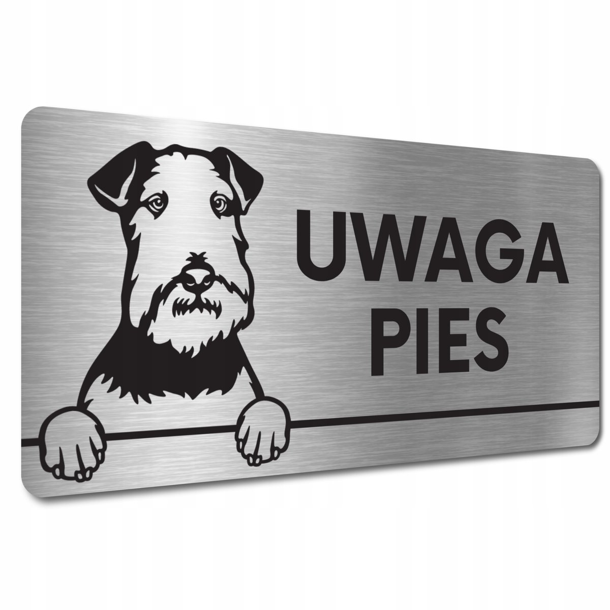 TABLICZKA UWAGA PIES GROŹNY PIES Lakeland Terriers Inna marka Sklep