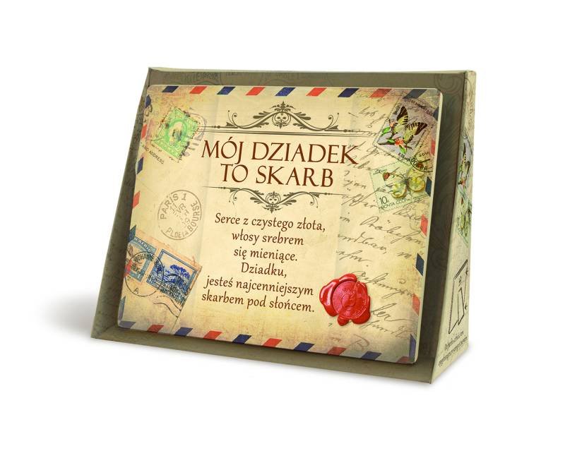 Tabliczka z sentencją, Dziadek to skarb