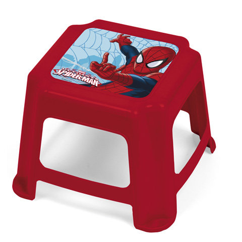 Taboret ARDITEX Spiderman, czerwony, 27x27x21 cm