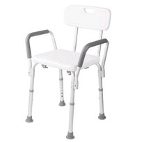 Taboret łazienkowy z oparciem
