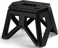 Taboret składany czarny krzesło