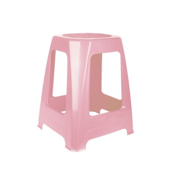Taboret stołek krzesło do 200 KG Soft Róż - Inny producent