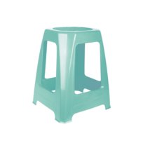 Taboret stołek krzesło do 200 KG Soft Zielony