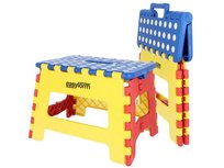 Taboret Stołek Składany Antypoślizgowy Krzesło Podest 150Kg 22Cm Multikolor