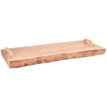 Taca podłużna drewniana z uchwytami - MIA home