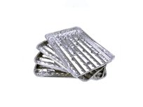 Tacki aluminiowe na grilla duże - 34 cm - 4 szt. Arpex