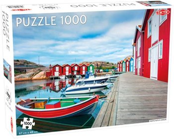Tactic, puzzle, Around the World, Northern Stars, Fishing huts in Smögen, 1000 el. - Tactic