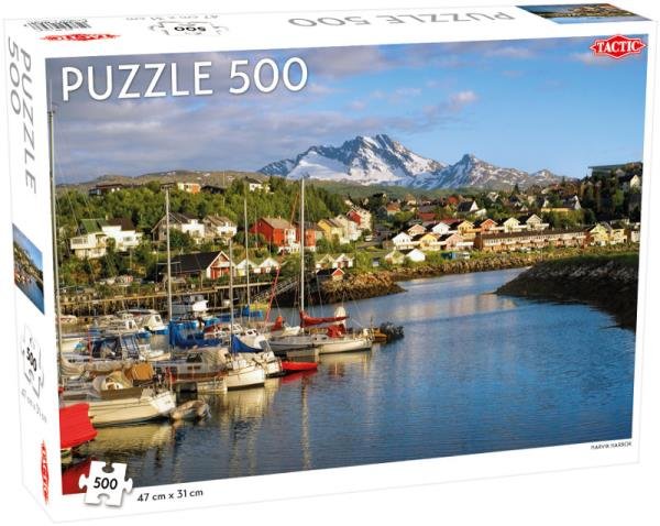 Фото - Пазли й мозаїки Tactic , puzzle, Around the World, Northern Stars: Narvik Harbor, 500 el. 