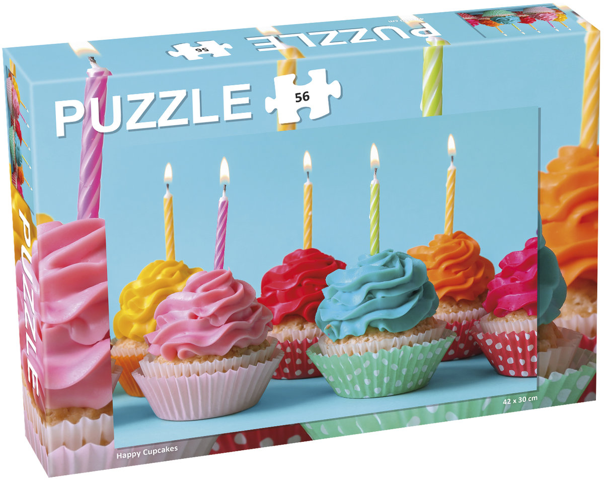 Фото - Пазли й мозаїки Tactic , puzzle, Cupcakes, 56 el. 