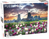 Tactic, puzzle, Old Mills and Tulips, 500 el. Tactic
