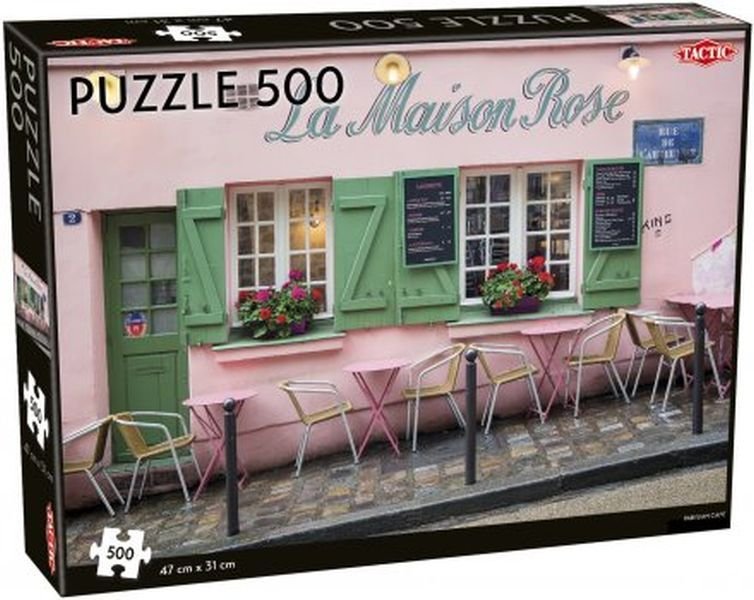 Фото - Пазли й мозаїки Tactic , puzzle, Parisian Cafe, 500 el. 