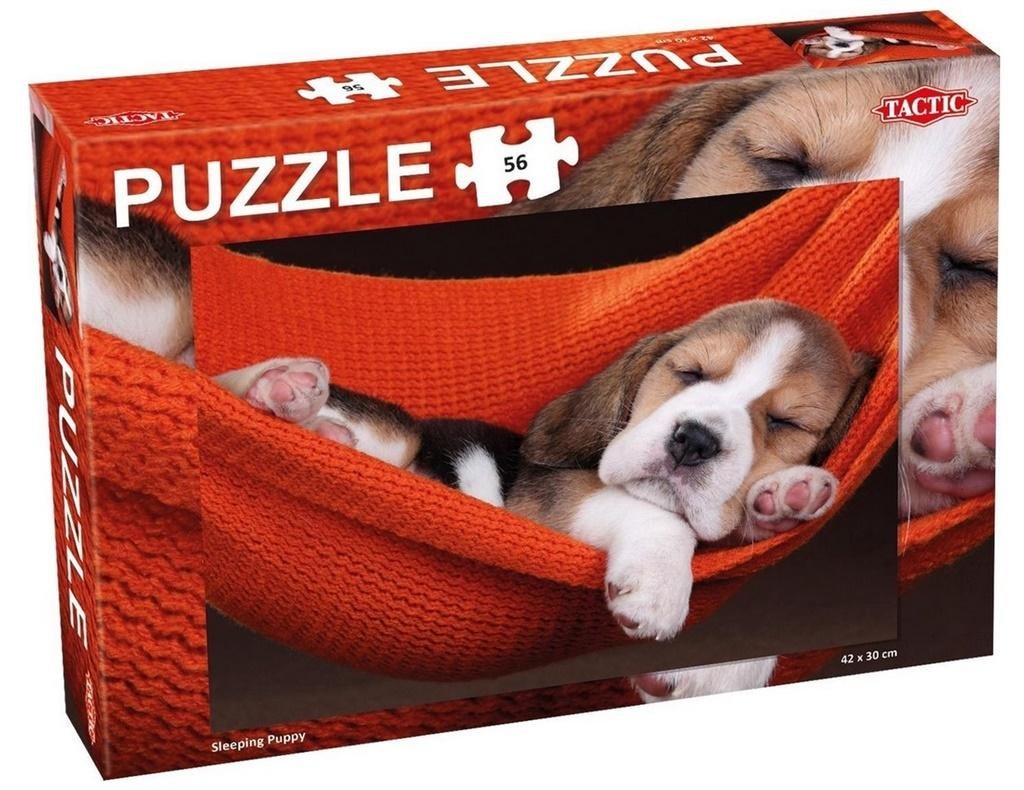 Фото - Пазли й мозаїки Tactic , puzzle, Sleeping Puppy, 56 el. 