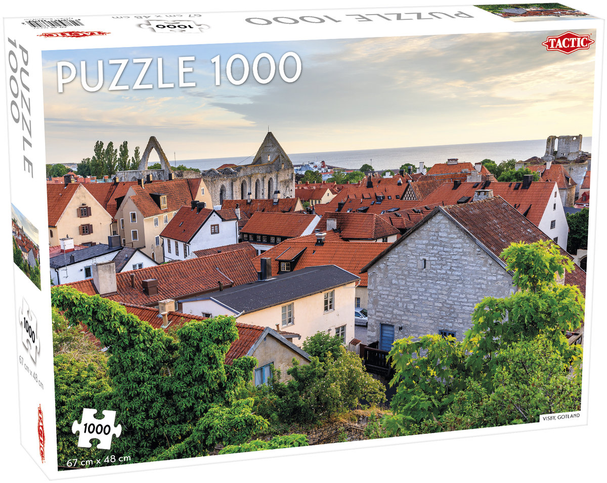 Фото - Пазли й мозаїки Tactic , puzzle, Visby, Gotland, 1000 el. 
