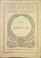 Tacyt Wybór pism Opracowanie zbiorowe