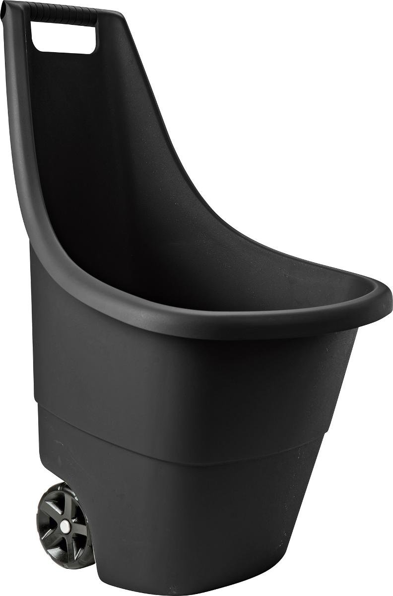 Taczka ogrodowa KETER Easy Go Breeze, czarna, 50 l
