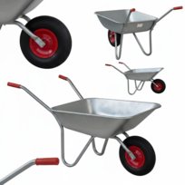 Taczka ogrodowa ocynkowana 80L solidna metalowa na kole Inna marka