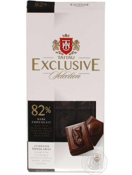 Taitau Exclusive Czekolada Gorzka 82% Kakao 100G - TAITAU