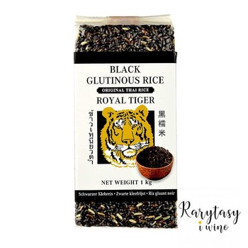 Tajski Ryż Czarny Kleisty Premium "Black Glutinous Rice | Original Thai Rice" 1kg Royal Tiger - Royal Tiger
