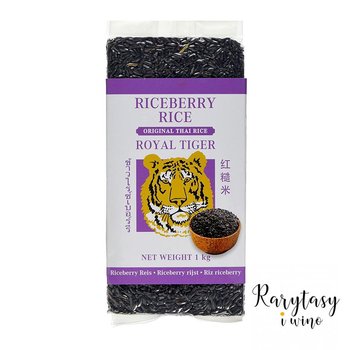 Tajski Ryż Fioletowy Riceberry Premium "Riceberry Rice | Original Thai Rice" 1kg Royal Tiger - Royal Tiger