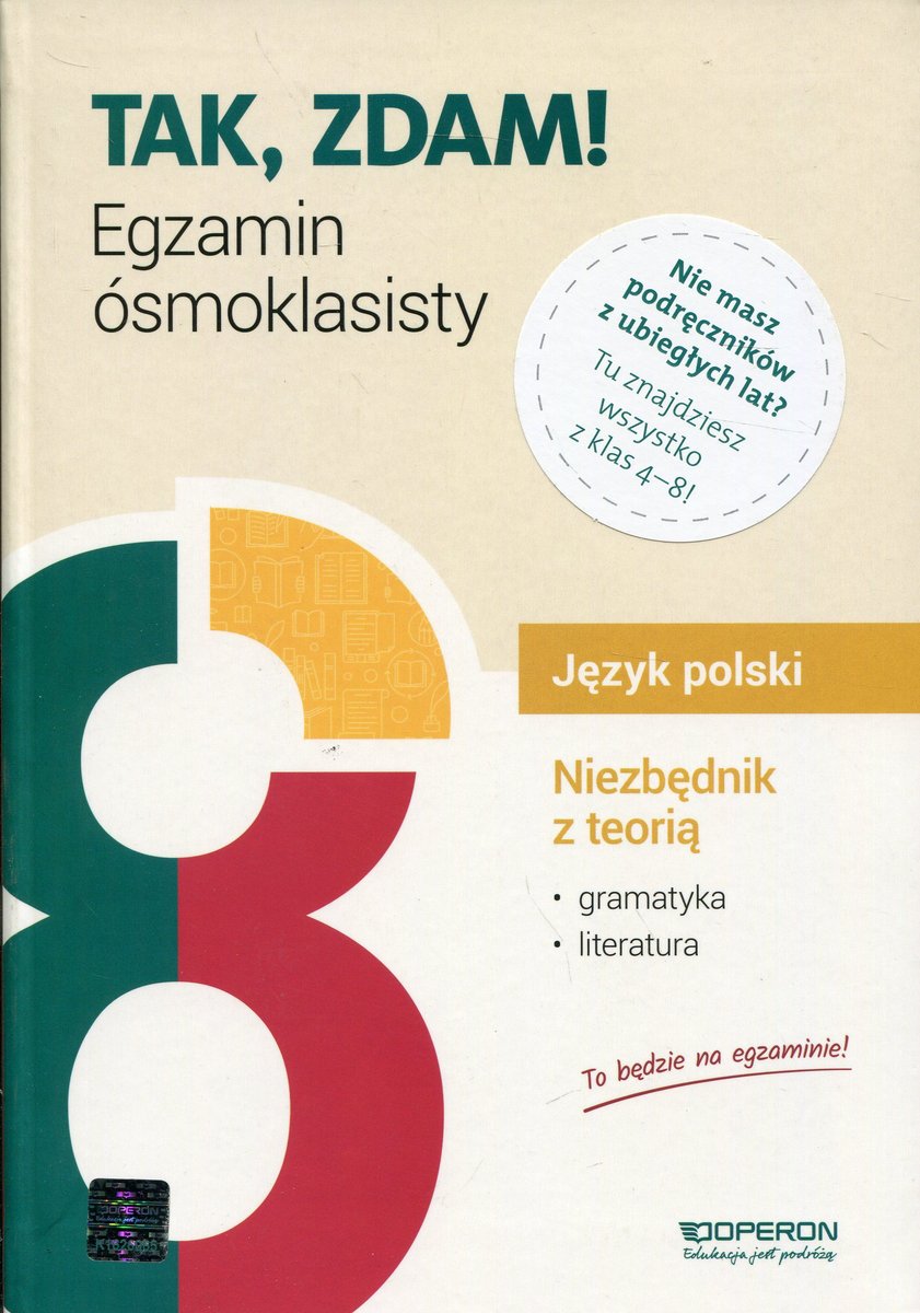 Tak Zdam Egzamin Smoklasisty J Zyk Polski Sk Adanek