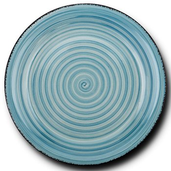 Talerz ceramiczny obiadowy płytki na obiad FADED BLUE 27 cm - NAVA