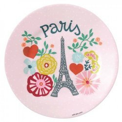 Talerz Deserowy Fi 20 Cm Paryż Emilii Petit Jour Paris - Petit Jour Paris