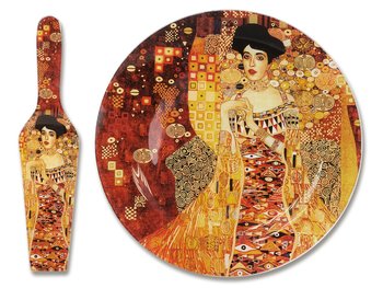 Talerz deserowy z łopatką - G.Klimt, Adela śr.30cm - Carmani