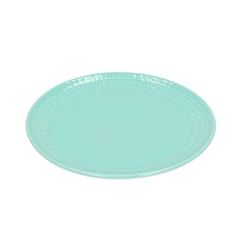Talerz Iri ⌀28cm turquoise, 28 x 2,5 cm - Dekoria