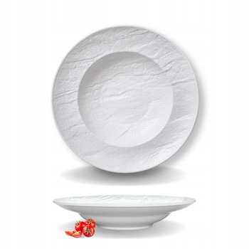 Talerz na zupę i sałatkę głęboki porcelanowy biały Wilmax 25,5 cm 350 ml - Wilmax England