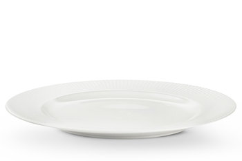 Talerz obiadowy LARIS kość słoniowa / Ø27 / ceramika - Konsimo
