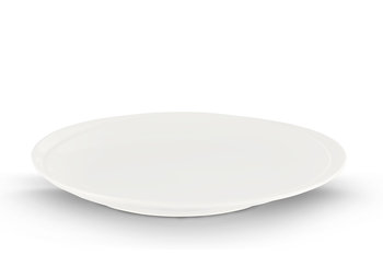 Talerz obiadowy RESEDA biały / Ø26,5 / porcelana - Konsimo