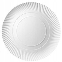 Talerz papierowy biały okrągły EKO 32 cm 100 szt.