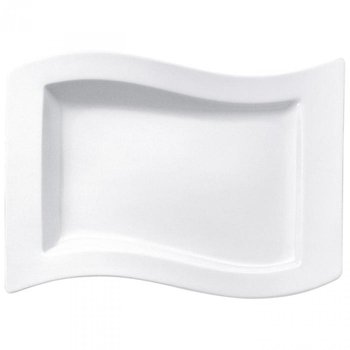 Talerz płaski VILLEROY&BOCH NewWave, biały, 33x24 cm - Villeroy & Boch