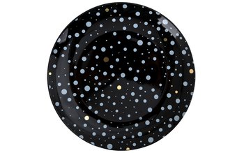Talerz płytki obiadowy Black Galaxy 28 cm - Karolina